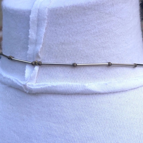 Animal Print Long African Safari Bead Necklace Hand painted zebra and giraffe. - Picture 8 of 8